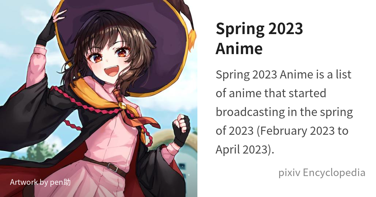 All Spring Anime 2023, Listed