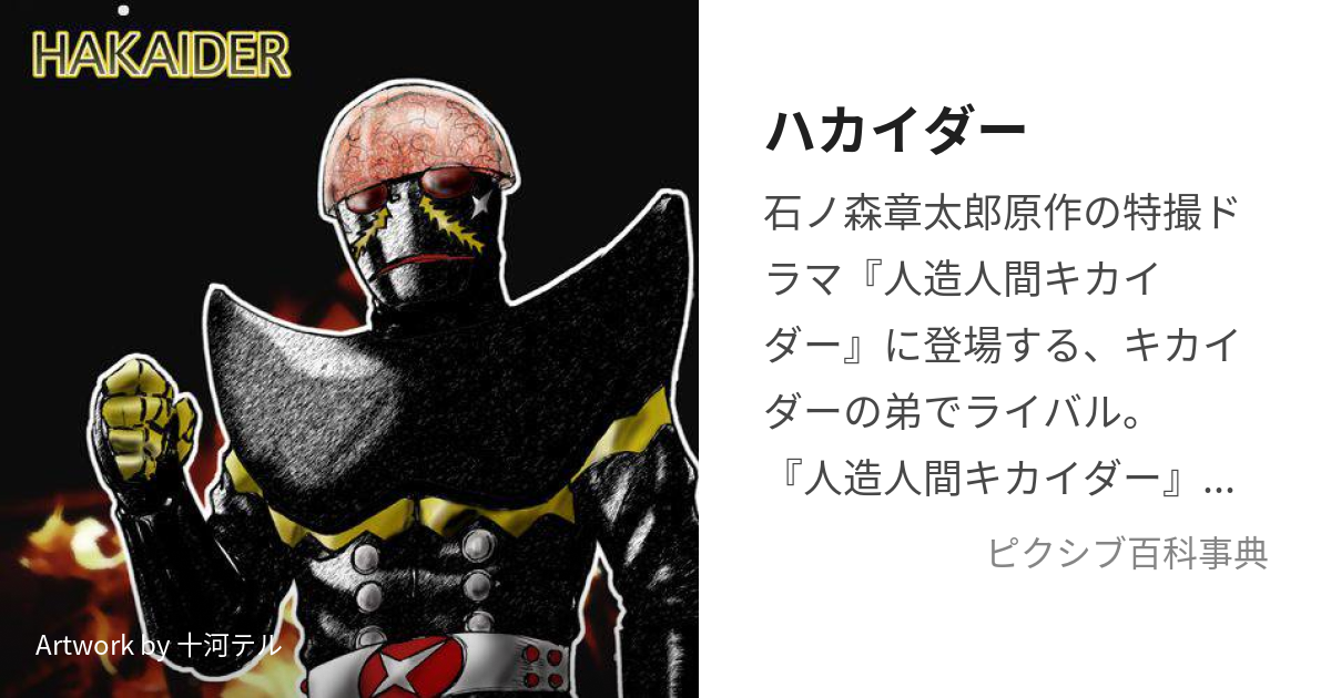 ハカイダー (はかいだー)とは【ピクシブ百科事典】