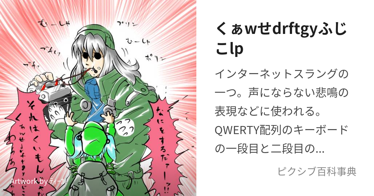 くぁwせdrftgyふじこlp (くぁぅせどらふとじーふじこえるぴー)とは