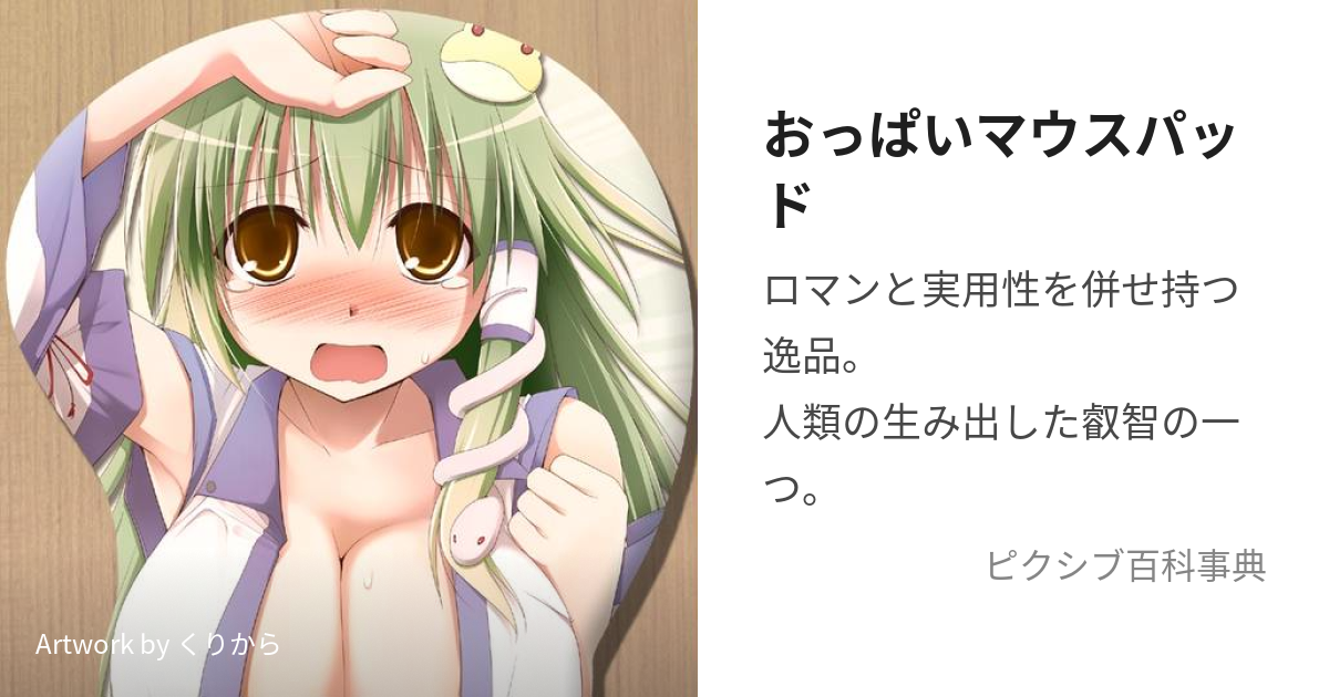 おっぱいマウスパッド (おっぱいまうすぱっど)とは【ピクシブ百科事典】