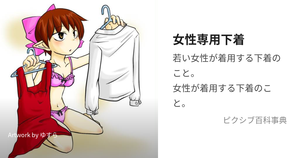 女性専用下着 (じょせいせんようしたぎ)とは【ピクシブ百科事典】