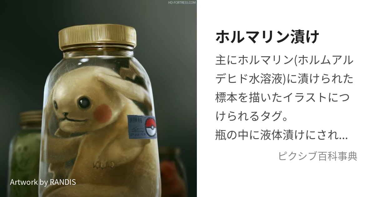 ホルマリン漬け (ほるまりんづけ)とは【ピクシブ百科事典】