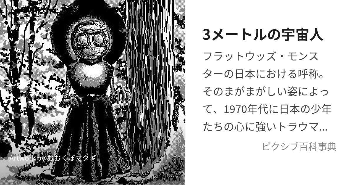 3メートルの宇宙人 (さんめーとるのうちゅうじん)とは【ピクシブ百科事典】