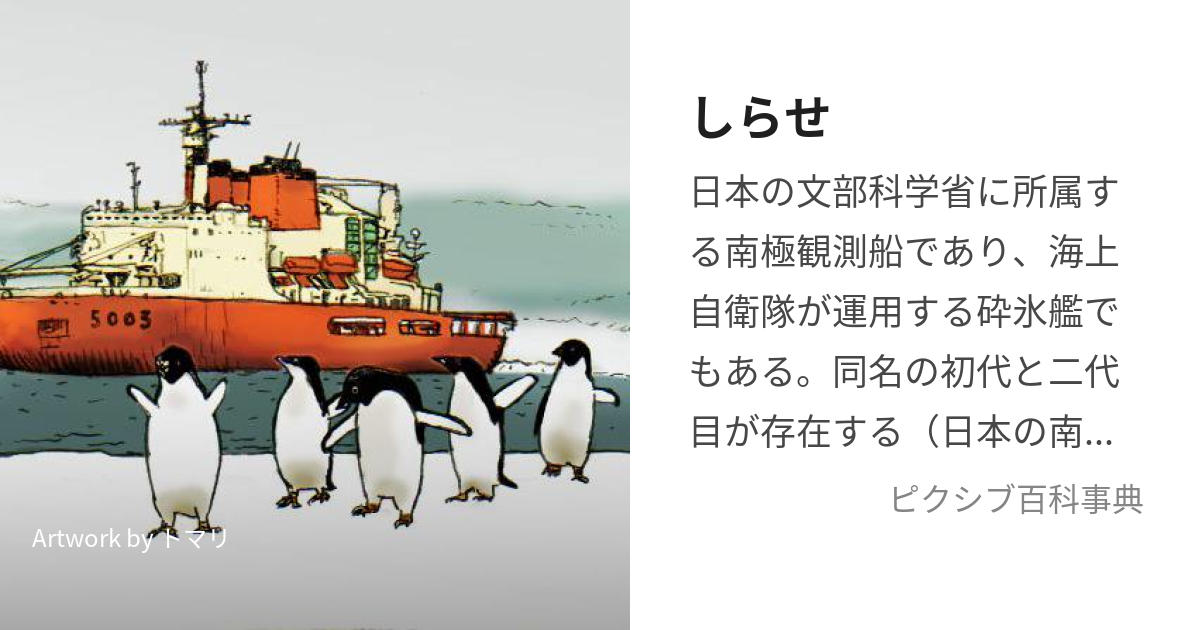 砕氷艦しらせ進水記念絵葉書・南極観測船海上自衛隊海自護衛艦（軍艦宗谷そうやふじ日本軍日本海軍進水記念絵はがき - 印刷物