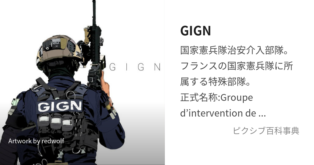 GIGN (じぇいじぇん)とは【ピクシブ百科事典】