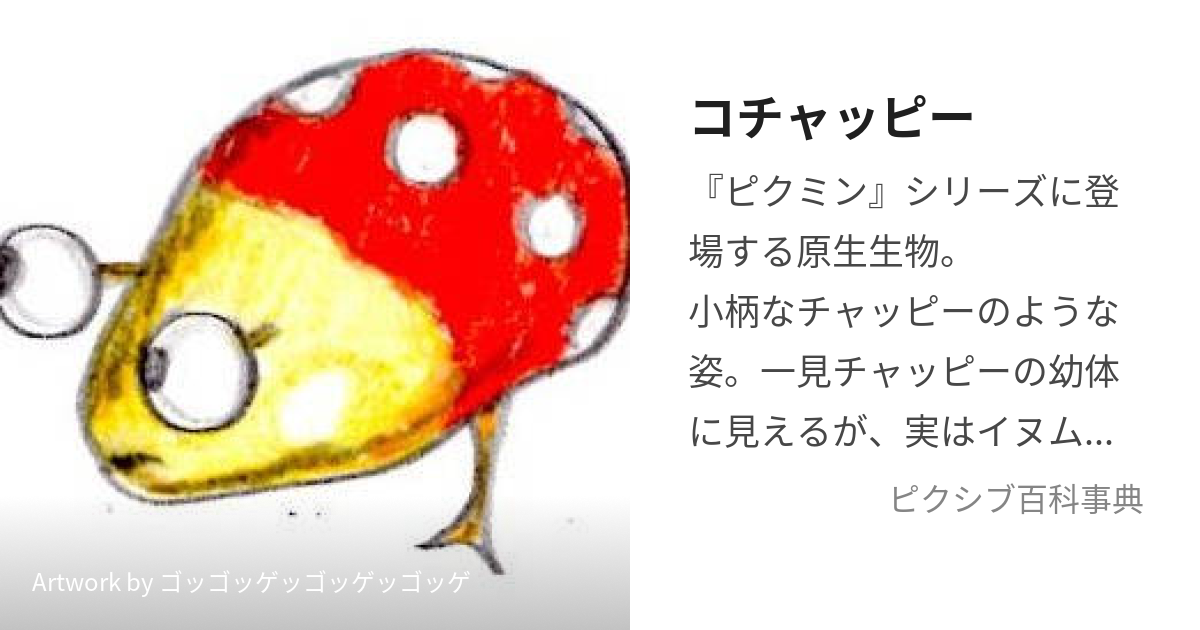 コチャッピー (こちゃっぴー)とは【ピクシブ百科事典】