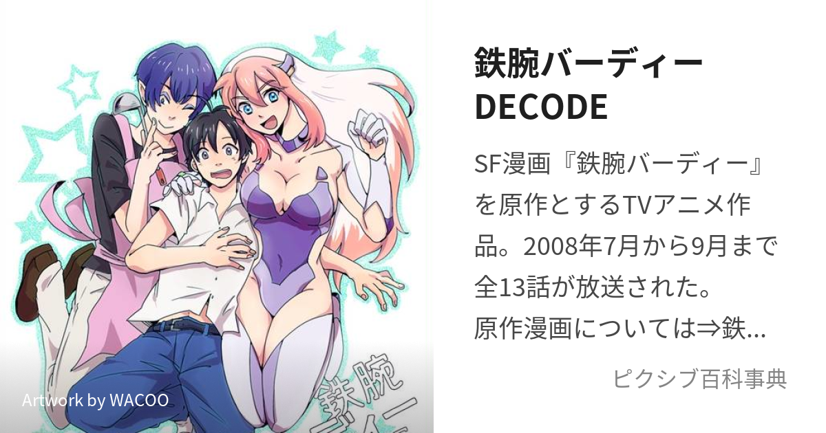 世界の 鉄腕バーディー DECODE 作監修正集 ＜検索ワード＞ 設定資料