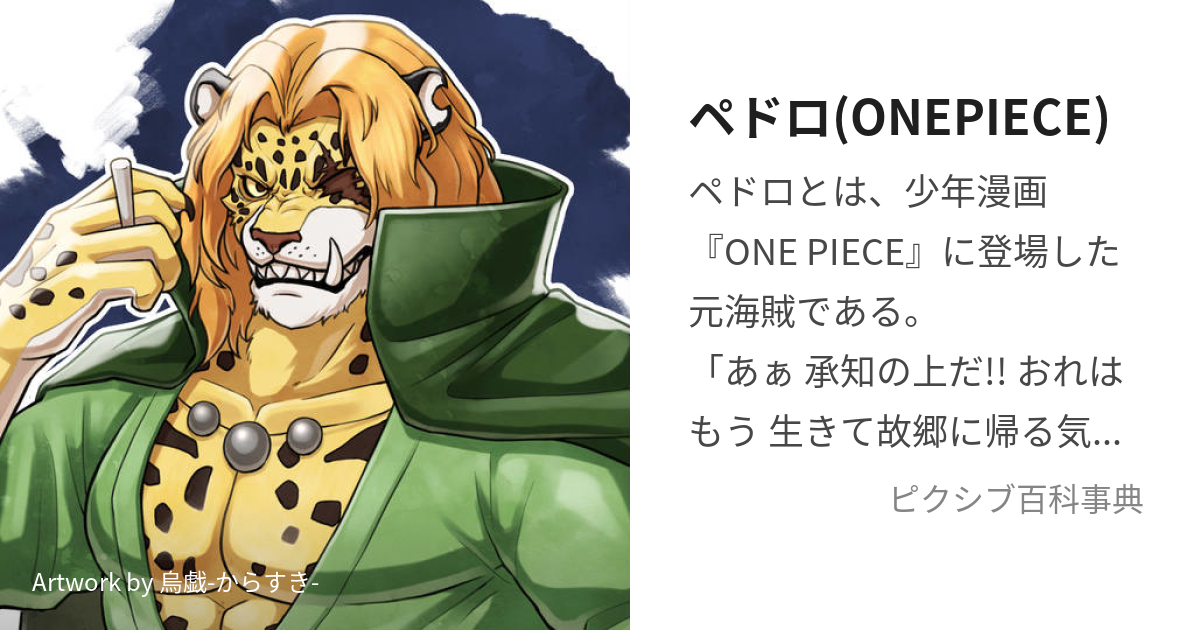 ペドロ(ONEPIECE) (ぺどろ)とは【ピクシブ百科事典】