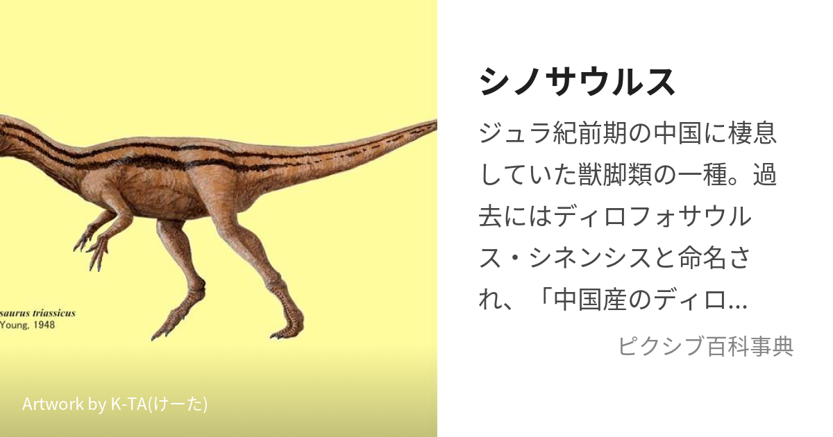 シノサウルス (しのさうるす)とは【ピクシブ百科事典】