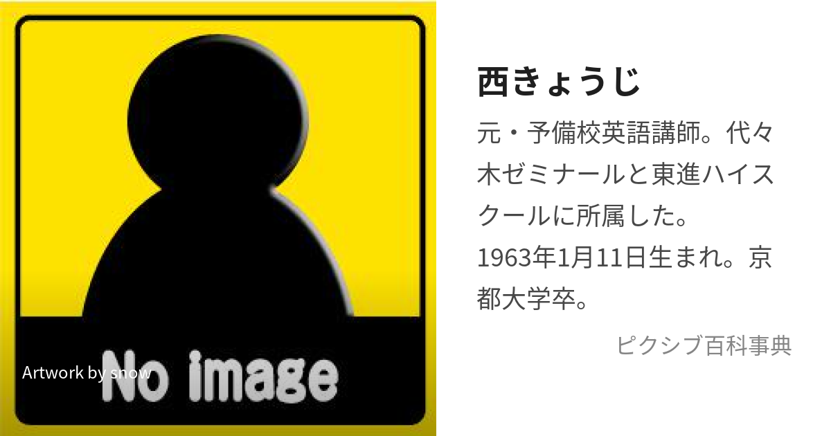 西きょうじ (にしきょうじ)とは【ピクシブ百科事典】