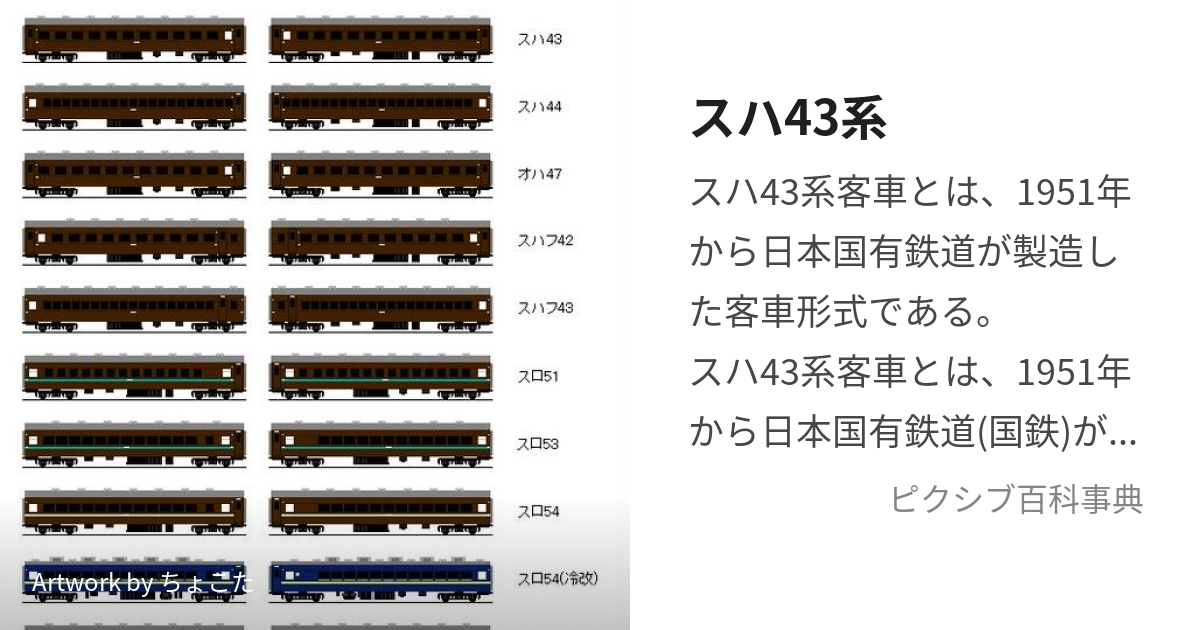 スハ43系 (すはよんじゅうさんけい)とは【ピクシブ百科事典】