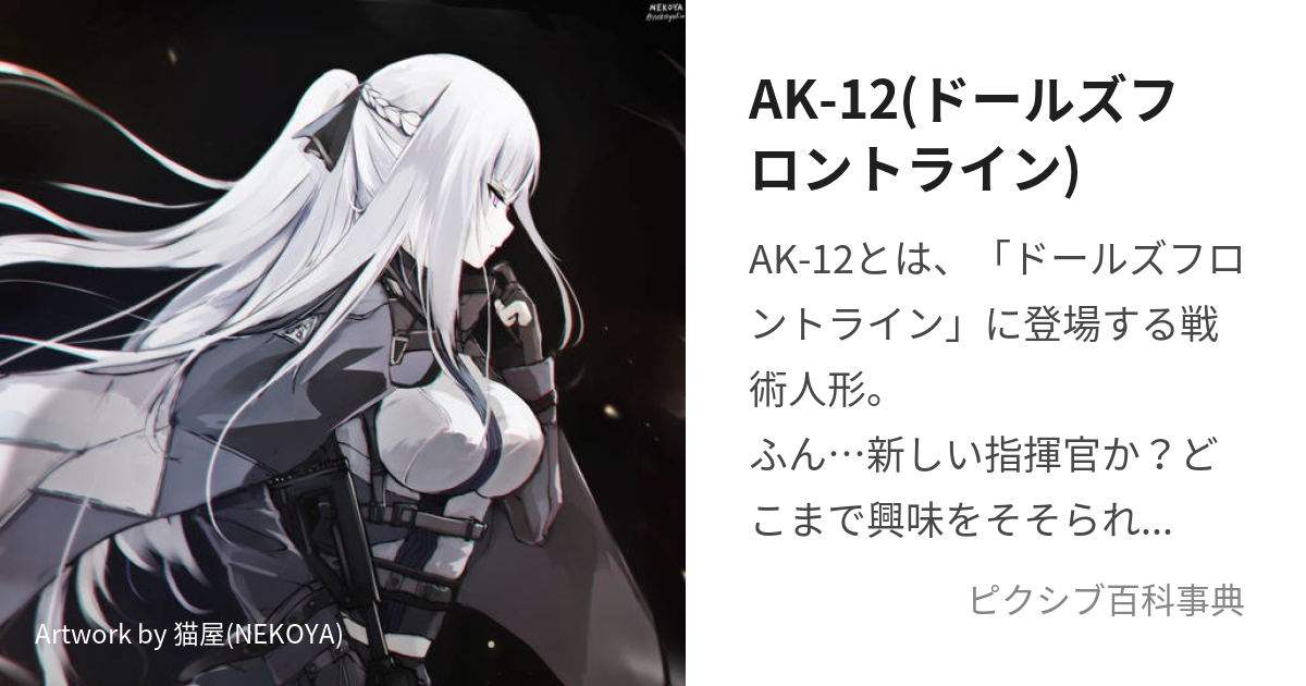 少女前線 ドールズフロントライン公式　反逆小隊　AK−12 防風ジャケット