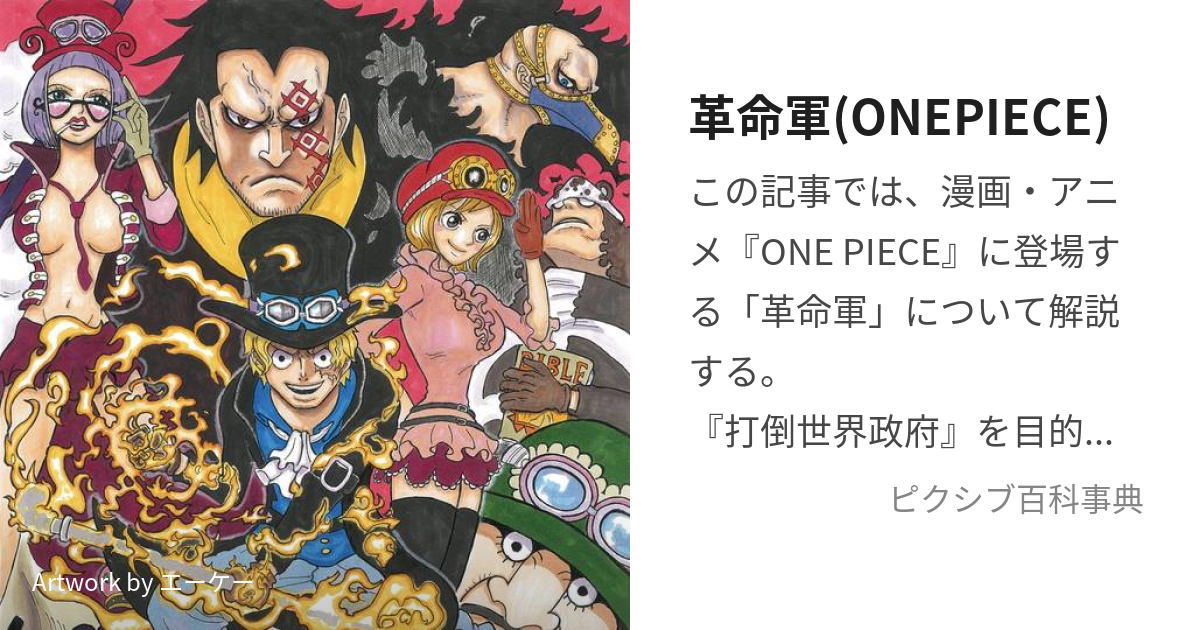 革命軍(ONEPIECE) (かくめいぐん)とは【ピクシブ百科事典】