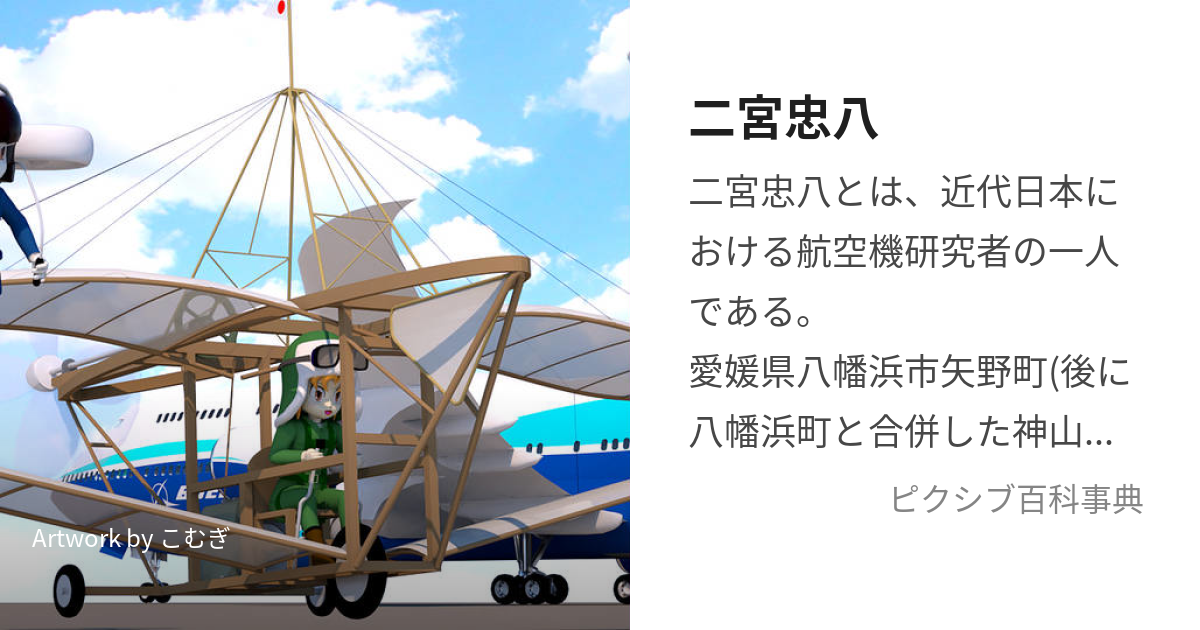 二宮忠八 (にのみやちゅうはち)とは【ピクシブ百科事典】