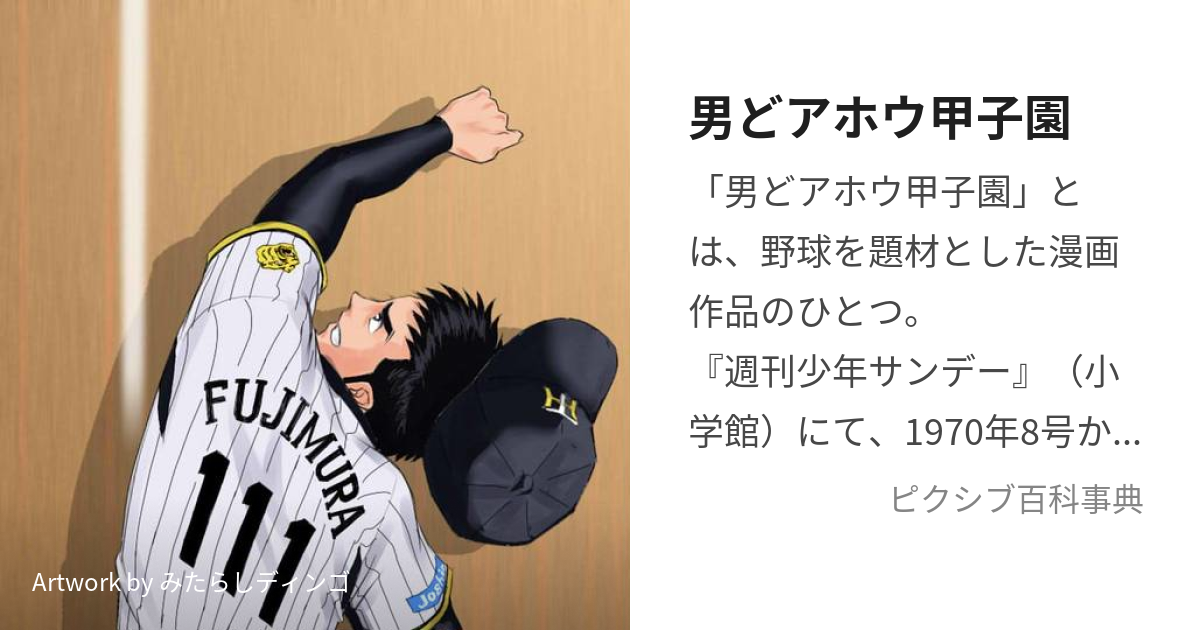 男どアホウ甲子園 (おとこどあほうこうしえん)とは【ピクシブ百科事典】